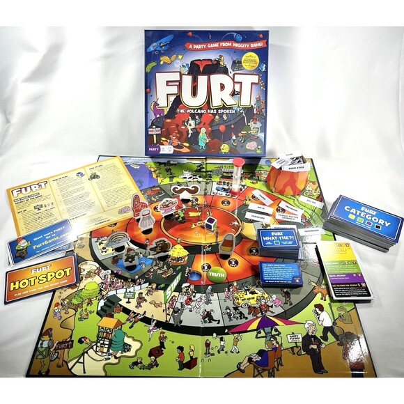 FURT the Volcano has Spoken A Party Game by Wiggity Bang! Complete - Picture 3 of 15